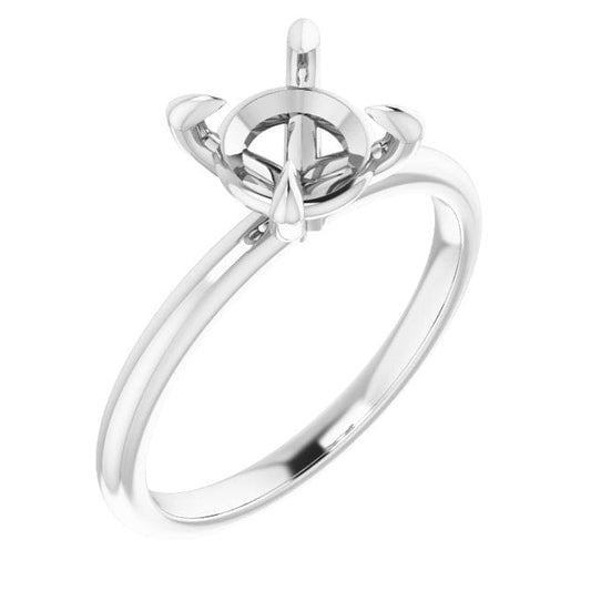 Solitaire Mounting for 7.4mm Round Stone - Diamond Cellar- Diamond Cellar
