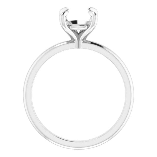Solitaire Mounting for 7.4mm Round Stone - Diamond Cellar- Diamond Cellar