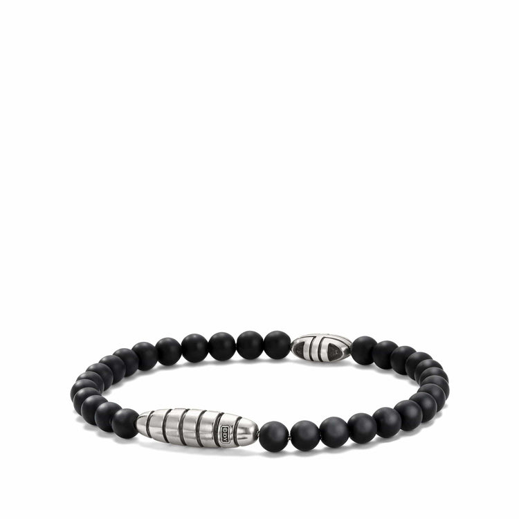 Southwest Bead Bracelet in Black Onyx - David Yurman- Diamond Cellar
