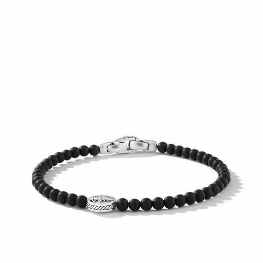 Spiritual Beads Compass Bracelet with Black Onyx - David Yurman- Diamond Cellar