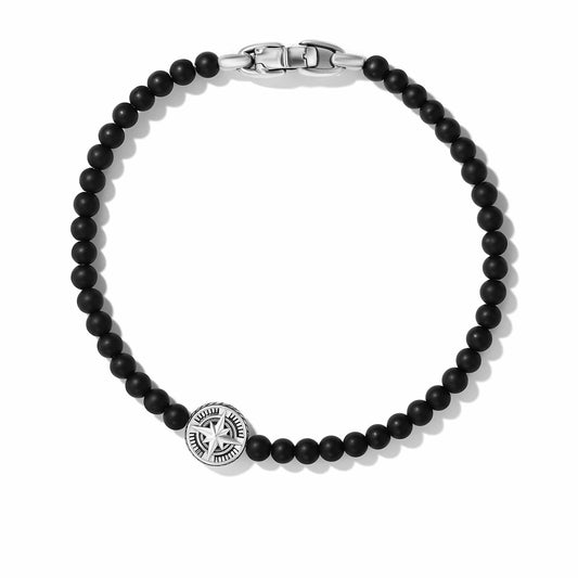 Spiritual Beads Compass Bracelet with Black Onyx - David Yurman- Diamond Cellar