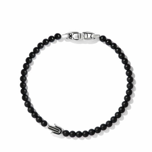Spiritual Beads Hamsa Bracelet with Black Onyx - David Yurman- Diamond Cellar