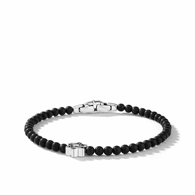 Spiritual Beads Star of David Bracelet with Black Onyx - David Yurman- Diamond Cellar