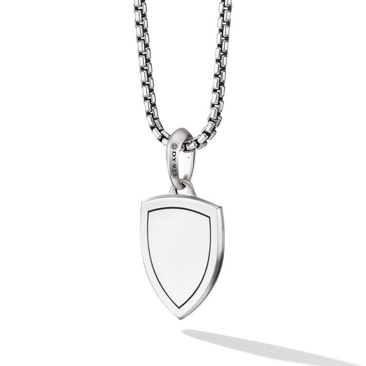 St. Michael Amulet with Pave BlackDiamonds - David Yurman- Diamond Cellar