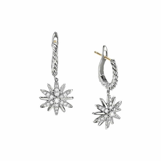 Starburst Drop Earrings with Diamonds - David Yurman- Diamond Cellar