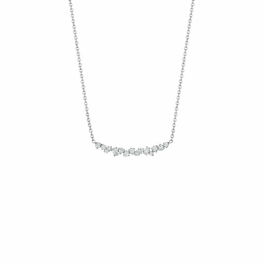 Stardust Cluster Bar Necklace - Penny Preville- Diamond Cellar