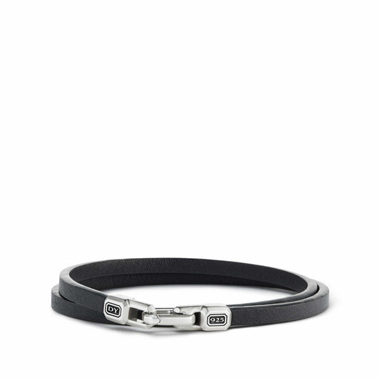 Streamline Double-Wrap Leather Bracelet - David Yurman- Diamond Cellar