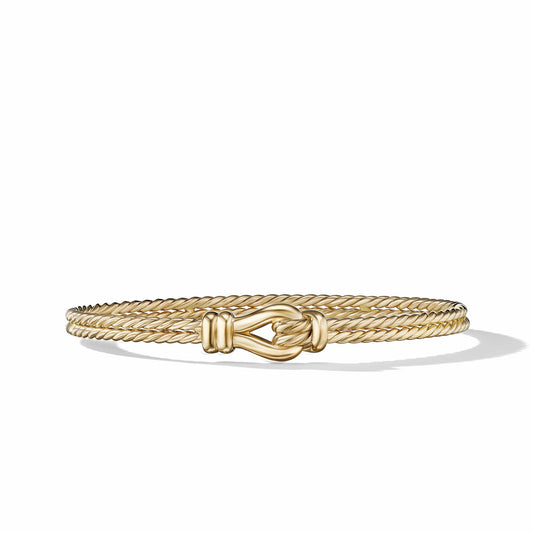 Thoroughbred Loop Bracelet in 18K Yellow Gold - David Yurman- Diamond Cellar