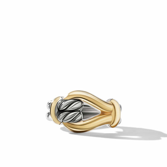 Thoroughbred Loop Ring with 18K Yellow Gold - David Yurman- Diamond Cellar
