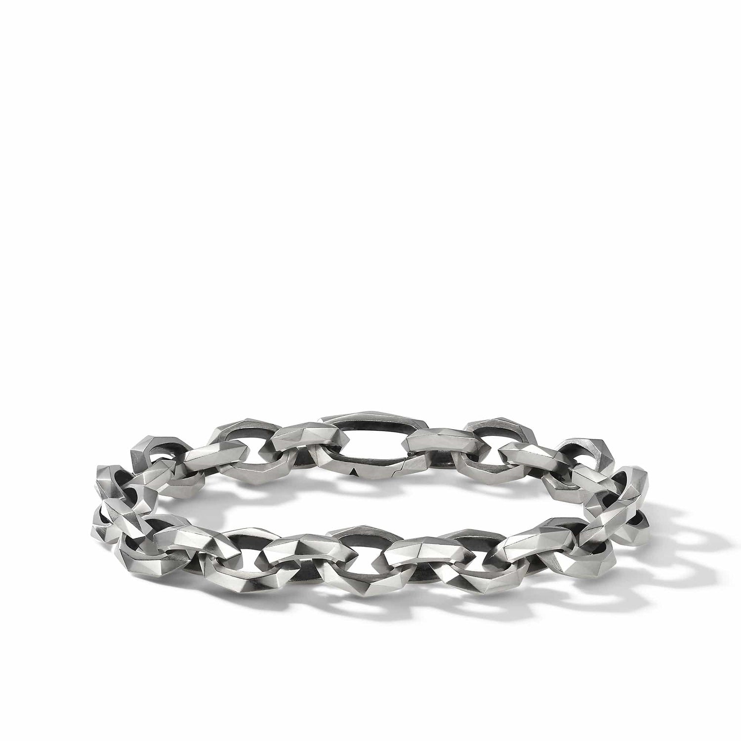 Torqued Faceted Chain Link Bracelet - David Yurman- Diamond Cellar