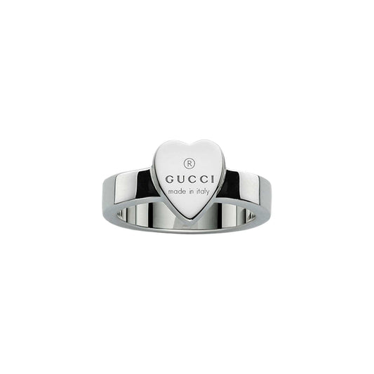 Trademark Gucci Heart Ring (Size 12) - Gucci- Diamond Cellar