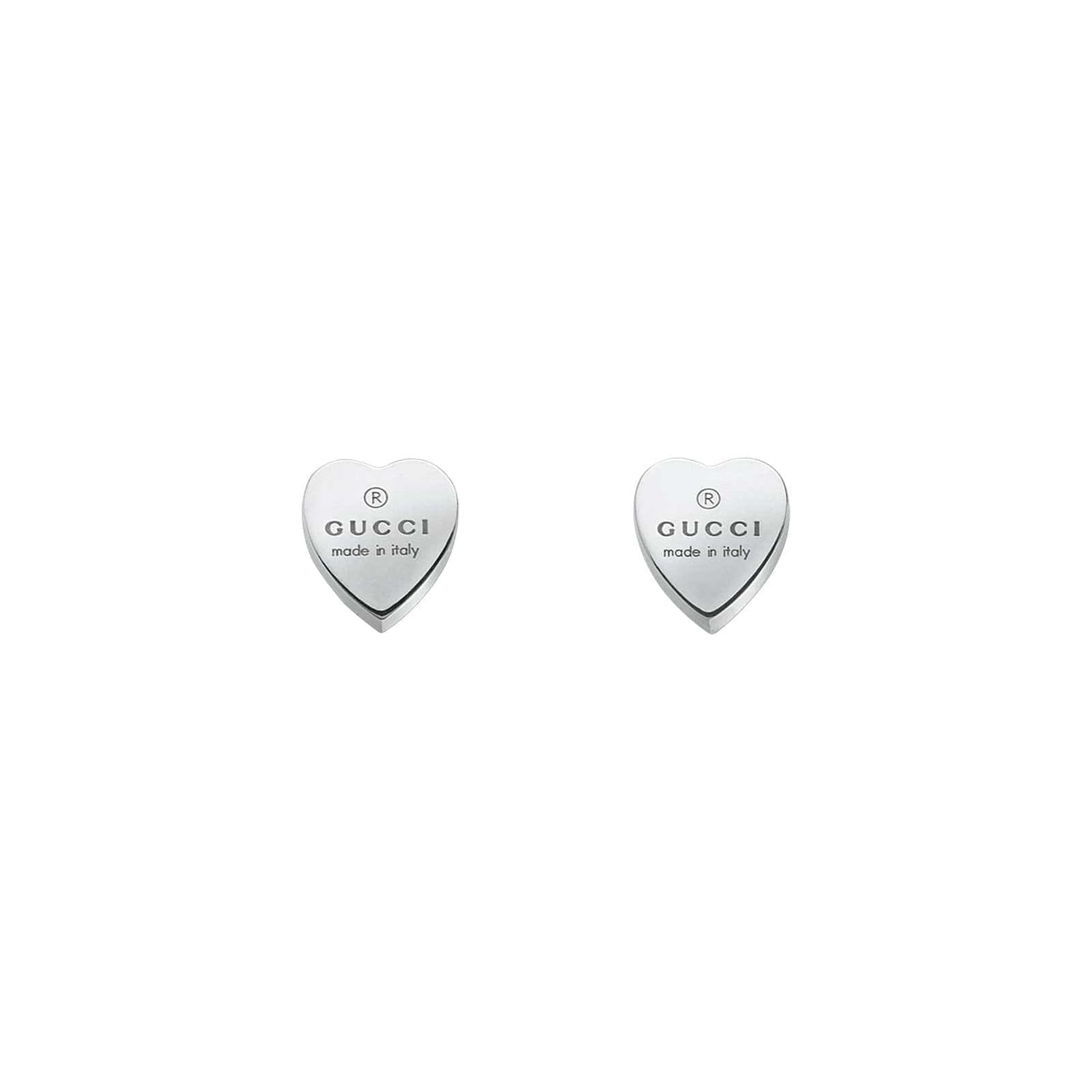 Trademark Gucci Heart Stud Earrings - Gucci- Diamond Cellar