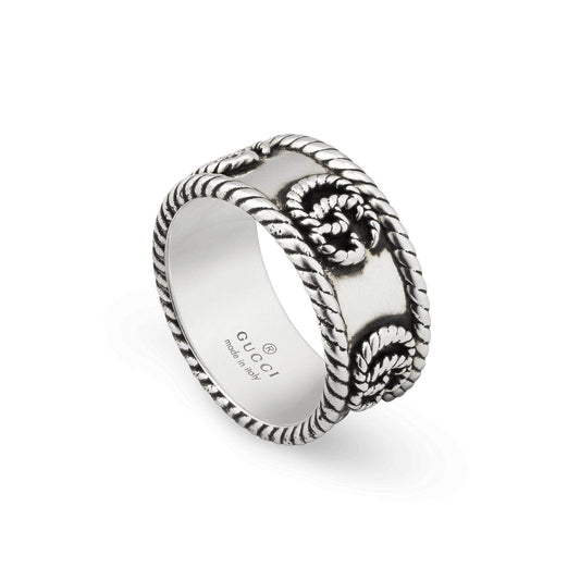 Twisted Torchon Double G Ring - Gucci- Diamond Cellar