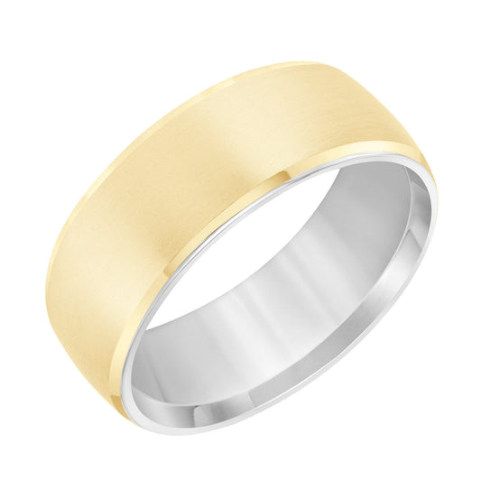 Two-Tone men’s wedding band - GMDIA- Diamond Cellar
