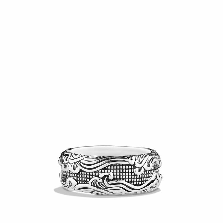 Waves Wide Band Ring - David Yurman- Diamond Cellar