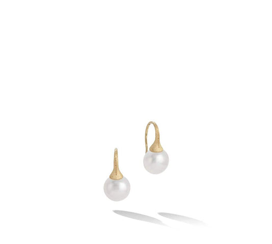 White Pearl Dangle Earrings - Marco Bicego- Diamond Cellar